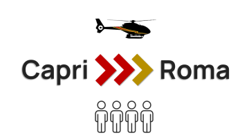 Volo privato in elicottero VIP | Capri - Roma | 4 passeggeri