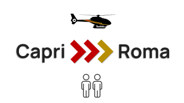 Volo privato in elicottero VIP | Capri - Roma | 2 passeggeri
