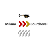 Private VIP Helicopter transfer | Milan - Courchevel | 4 seats