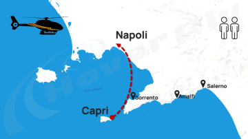 Volo privato in elicottero VIP | Capri - Napoli | Fino a 2 passeggeri